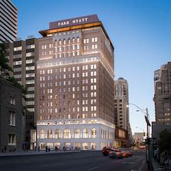 The iconic Park Hyatt Toronto is due to reopen this fall.