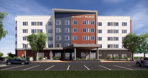 Hyatt Place Prince George, B.C., is being built using modular construction.